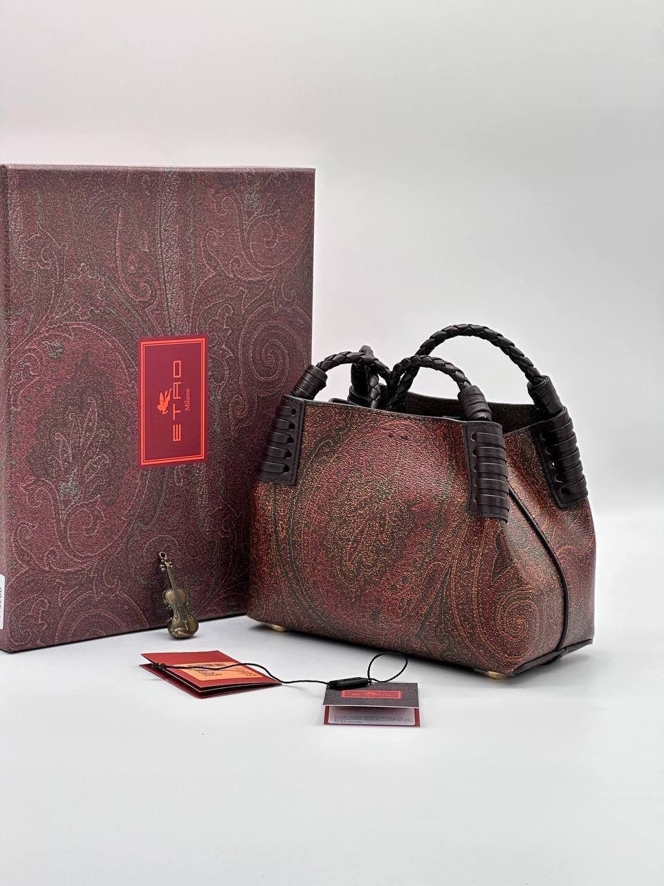сумка,etro средняя сумка-тоут paisley libra коричневый,женская сумка,сумки женские брендовые,сумка etro