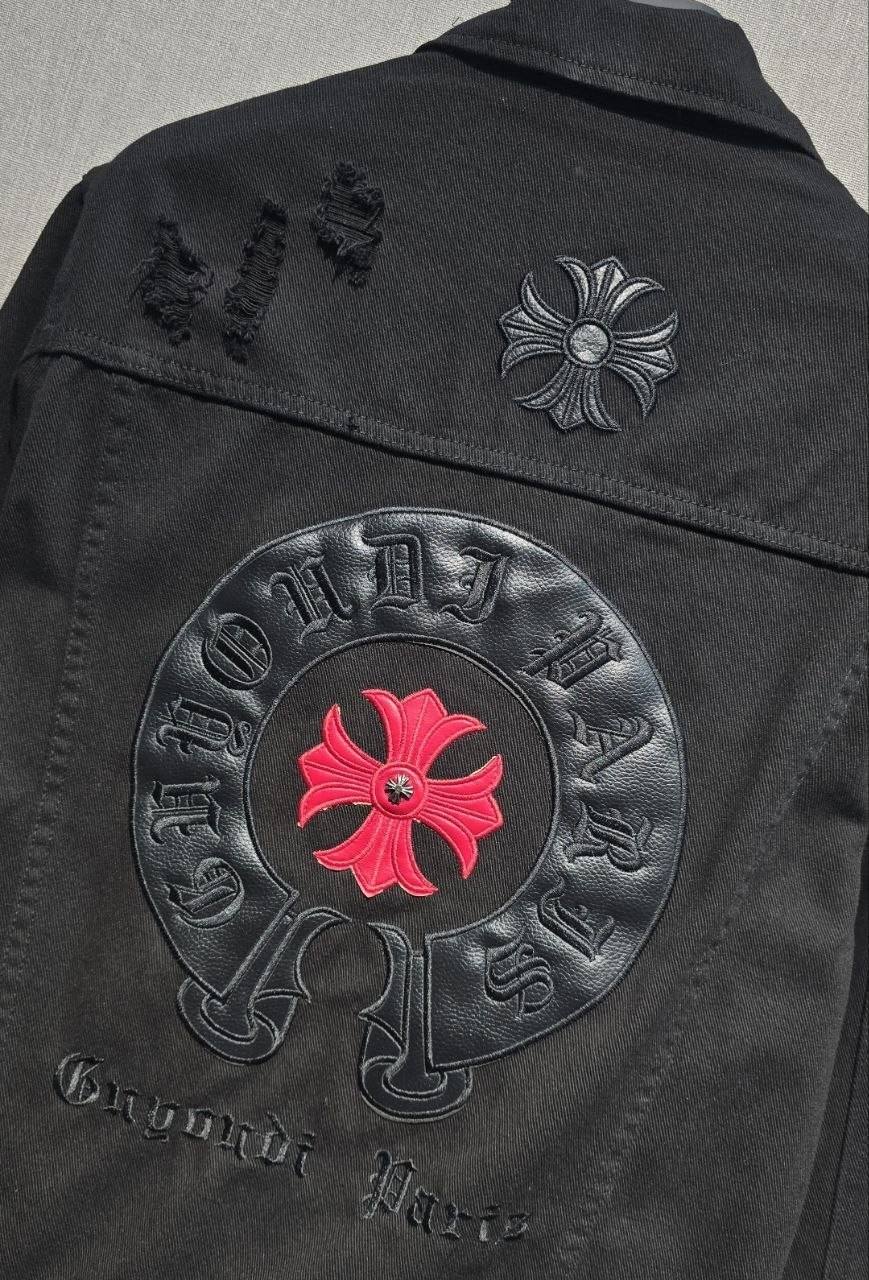 джинсовая куртка,джинсовая куртка chrome hearts,модные джинсовые куртки,джинсовка куртка,джинсовая курточка