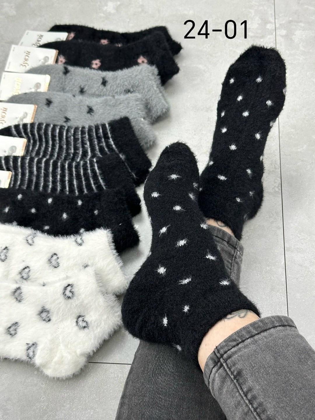 женские носки,носки женские 10 пар,теплые носки женские,женские теплые носки короткие ангора р-р 37-41 микс,носки зимние теплые