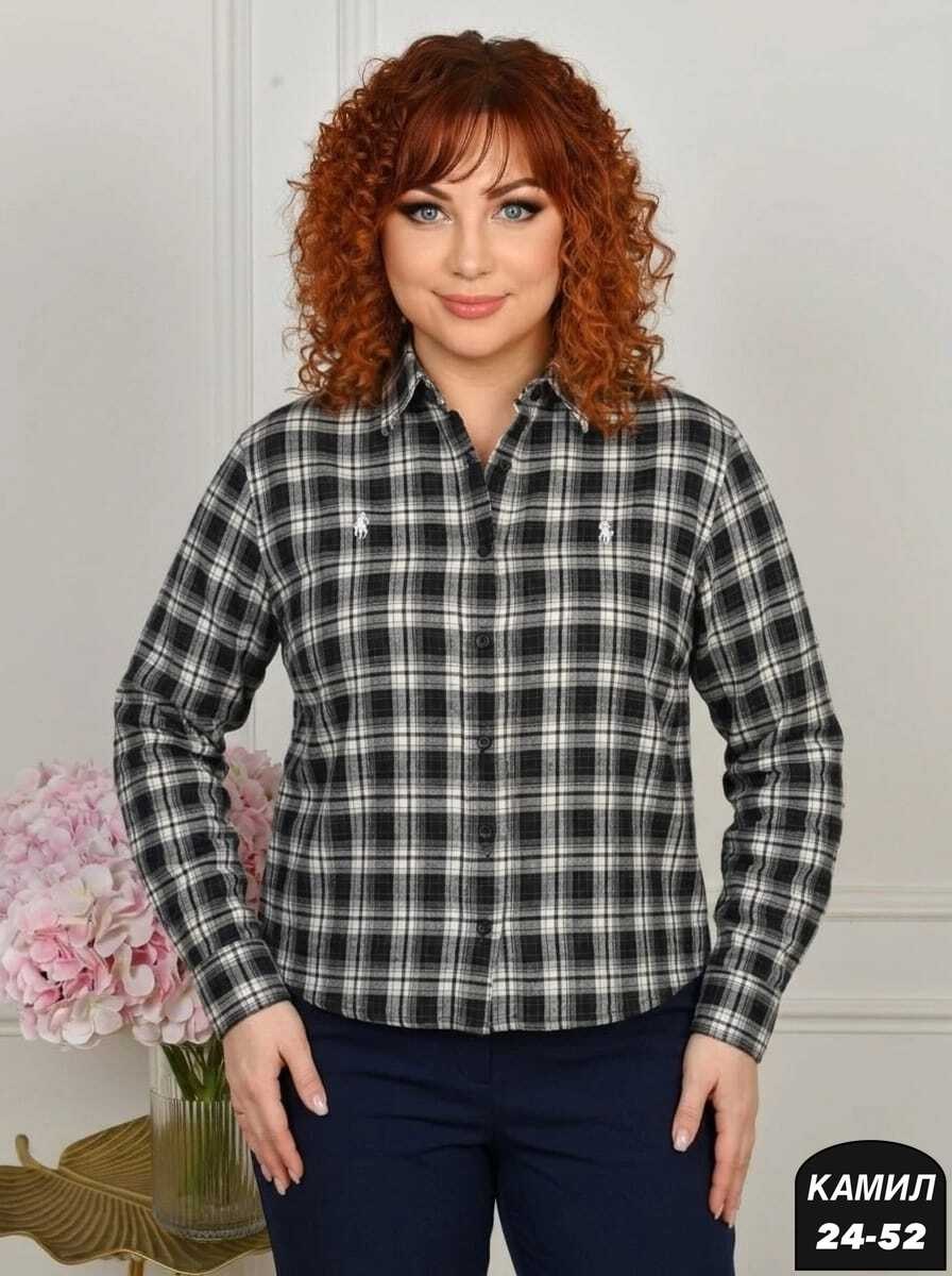 рубашка женская в клетку,женская рубашка,широкая рубашка женская,женская рубашка больших размеров,рубашка