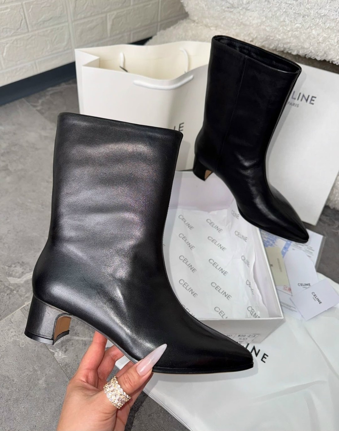 ботильоны баленсиага,,ботильоны balenciaga,женские ботильоны,кожаные ботильоны