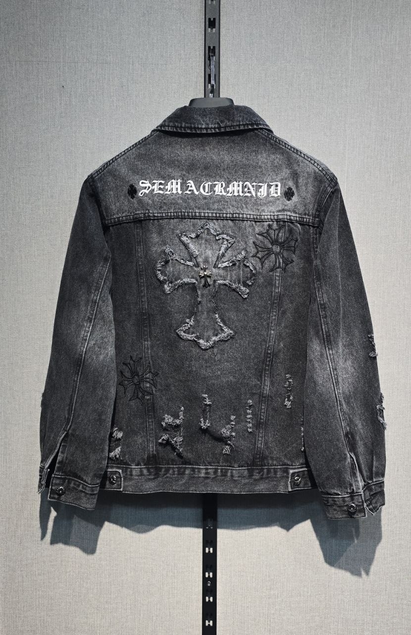 джинсовая куртка chrome hearts,мужская джинсовая куртка,джинсовая куртка,модные джинсовые куртки,джинсовая куртка филипп плейн