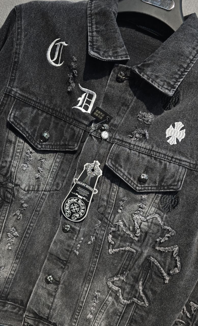джинсовая куртка chrome hearts,мужская джинсовая куртка,джинсовая куртка,модные джинсовые куртки,джинсовая куртка филипп плейн
