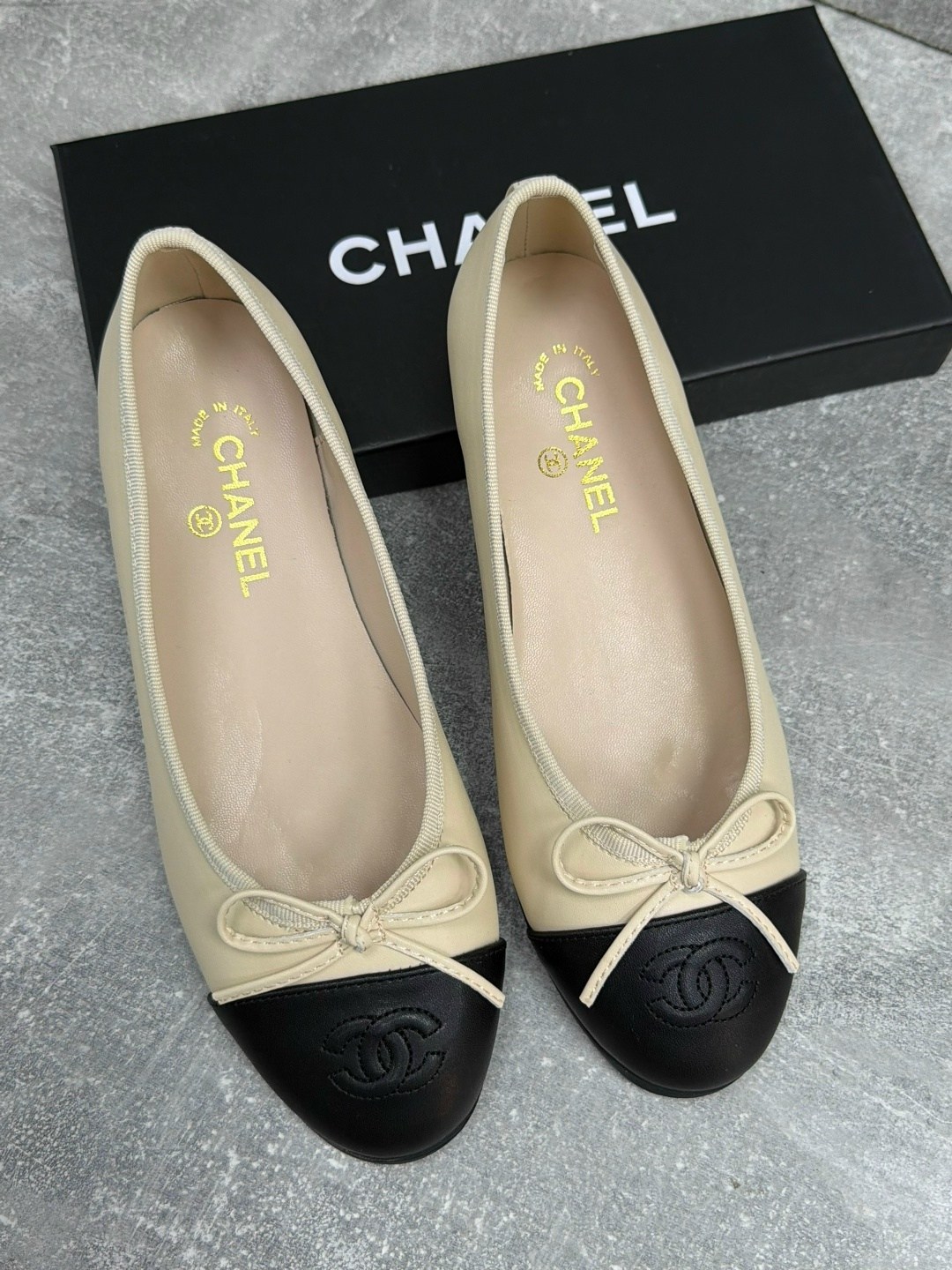 балетки chanel,шанель балетки,chanel бежевые кожаные балетки для женщин,,туфли шанель