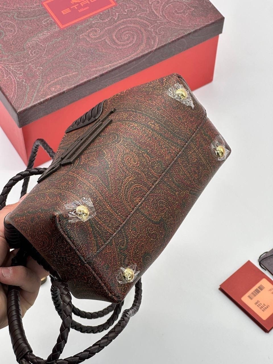сумка,etro средняя сумка-тоут paisley libra коричневый,женская сумка,сумки женские брендовые,сумка etro