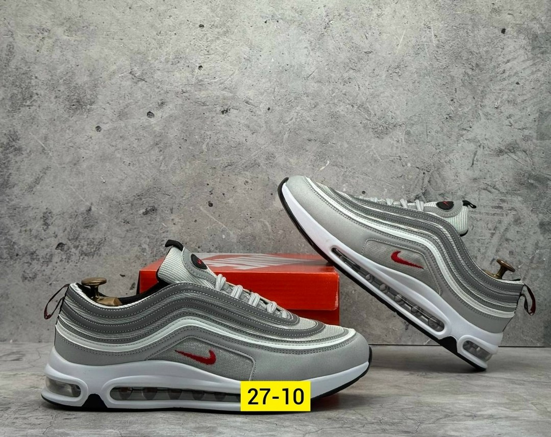 кроссовки мужские nike air max 97,кроссовки nike air max 97,кроссовки,nike air max 97 silver bullet,nike air max 97