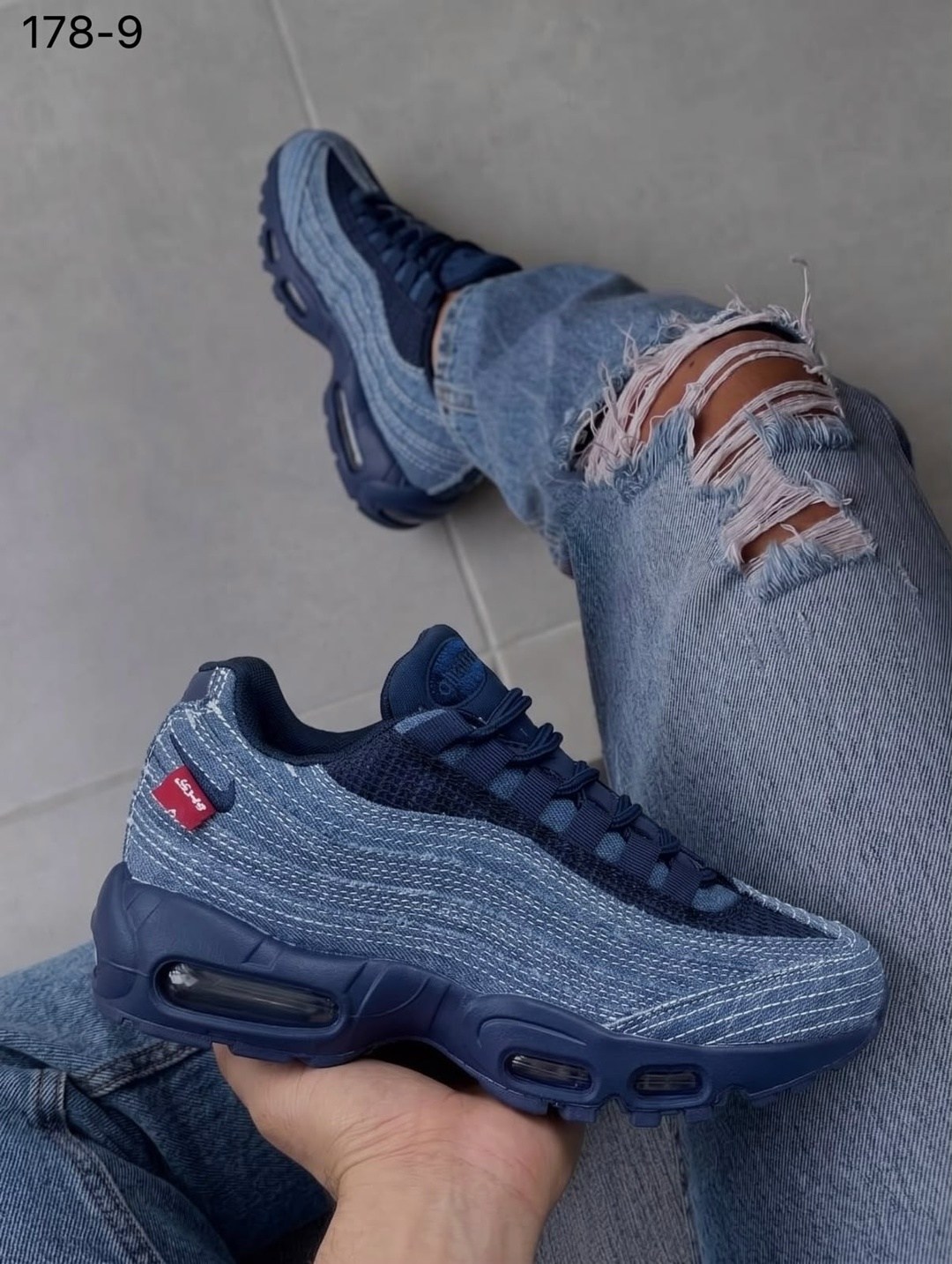 кроссовки,nike air max 95,кроссовки nike air max 95,найк аир макс 95,джинсовые кроссовки