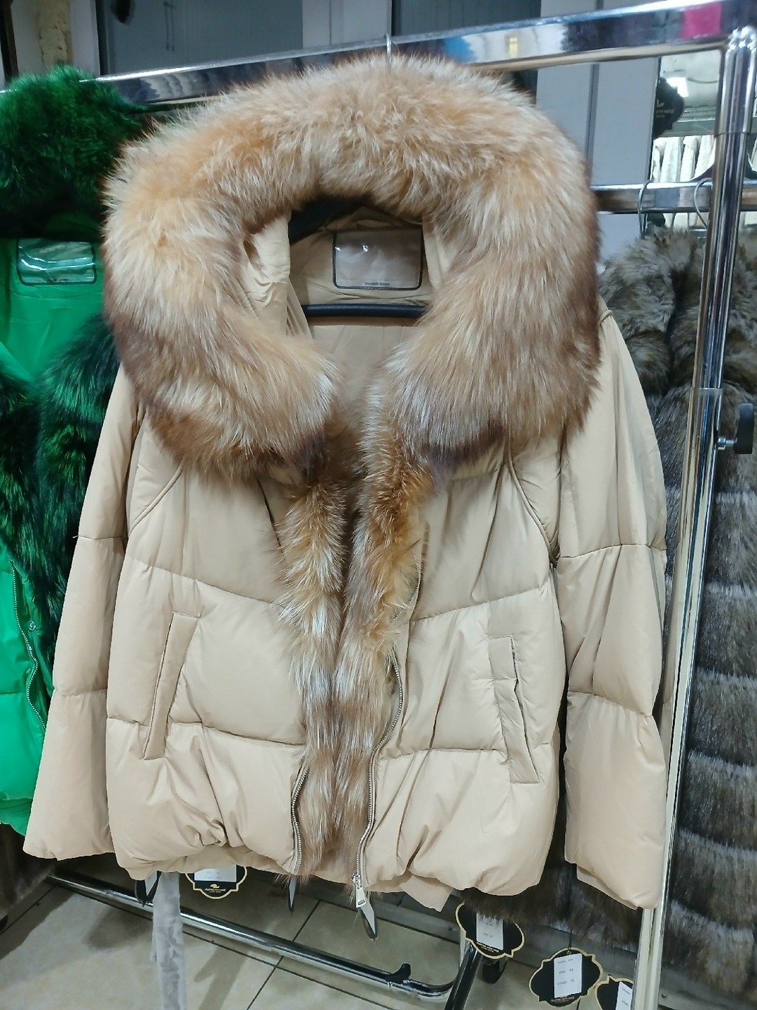 пуховик женский,пуховики с мехом,пуховик,зимняя женская куртка,пуховик женский с мехом
