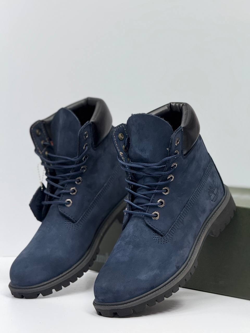 мужские ботинки timberland,ботинки мужские зимние timberland,ботинки женский, мужской темно-синий, серо-синий размер 43,ботинки timberland,timberland premium 6 inch