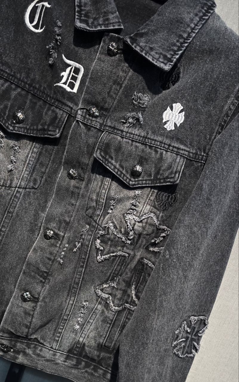 джинсовая куртка chrome hearts,мужская джинсовая куртка,джинсовая куртка,модные джинсовые куртки,джинсовая куртка филипп плейн