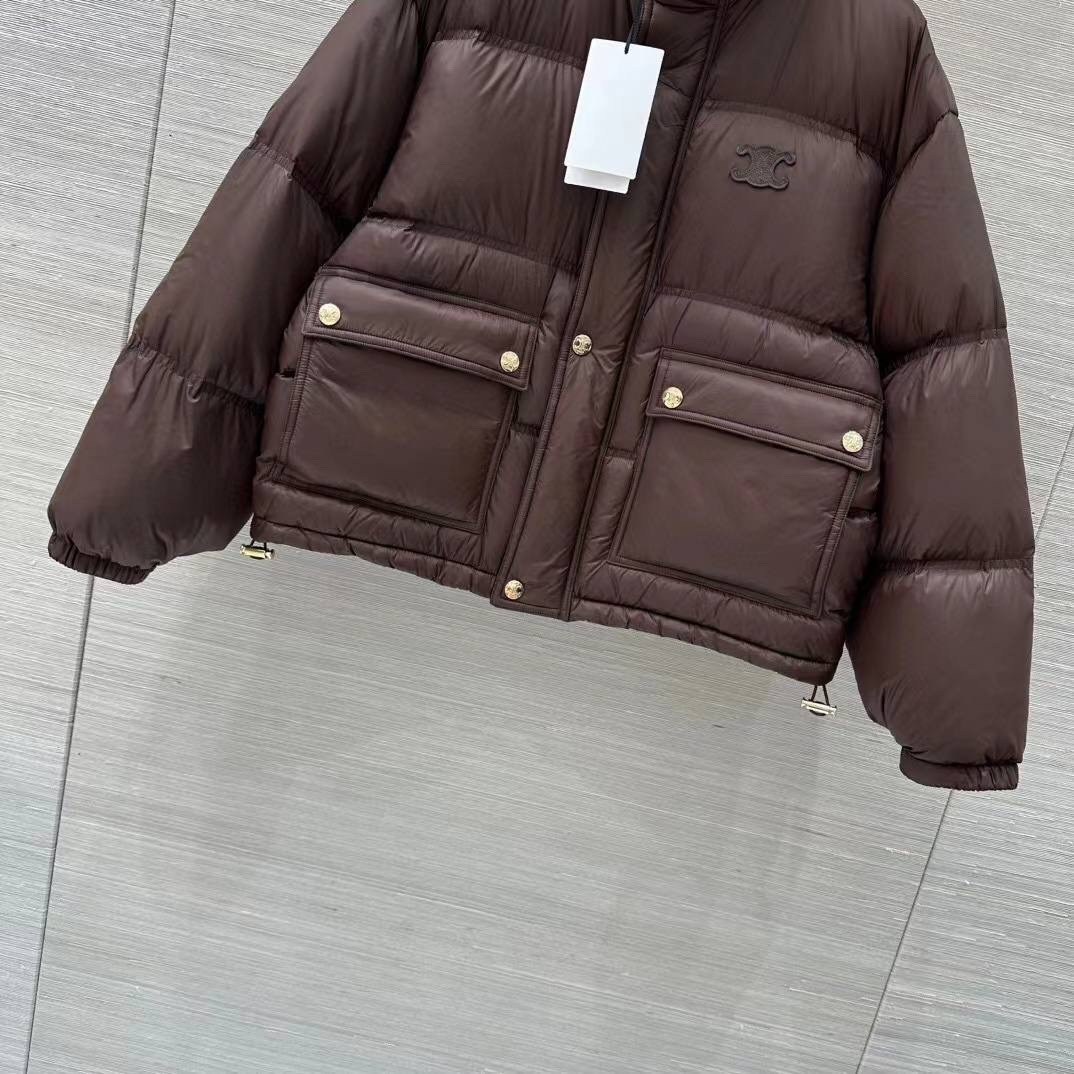 пуховик celine,зимние куртки,куртка пуховик,пуховик женский,короткий пуховик