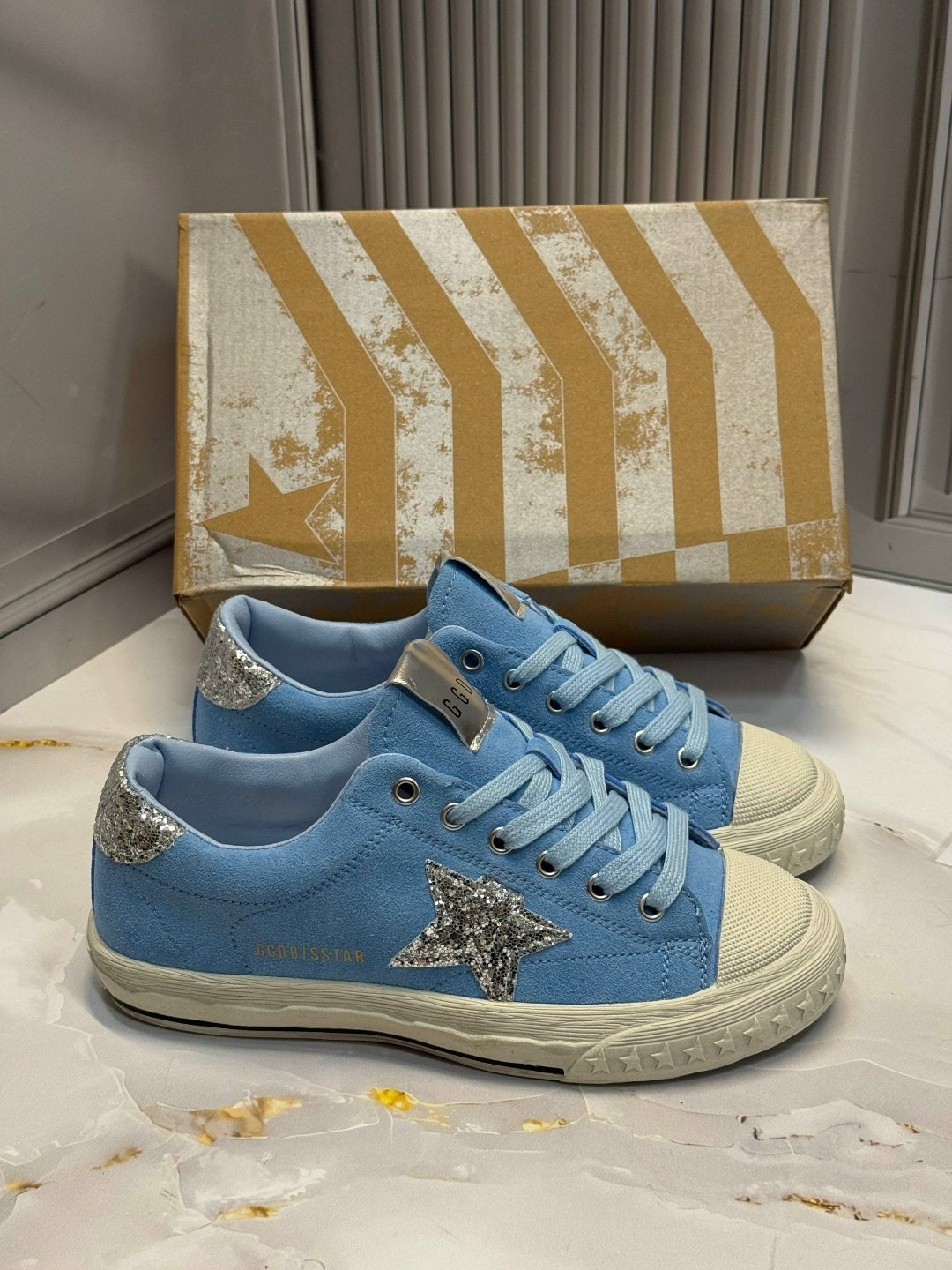 ,golden goose кеды glitter,golden goose blue,кроссовки женскиe, женская