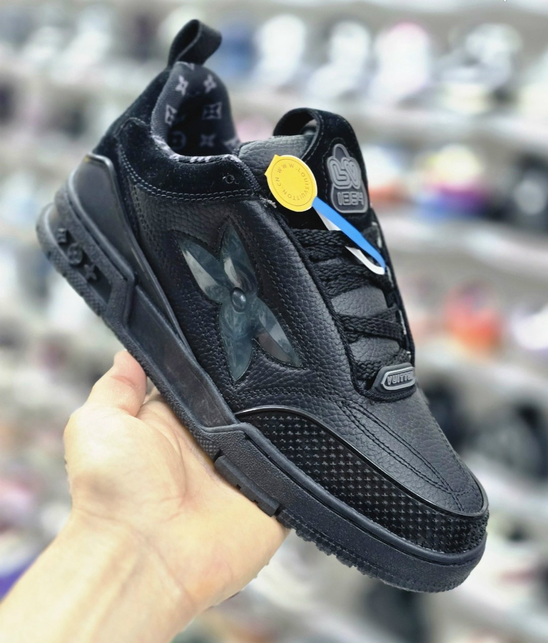 кроссовки louis vuitton skate,кроссовки louis vuitton,кроссовки louis vuitton skate sneaker oversized flower-black черный,кроссовки louis vuitton skate sneaker 'oversized flower - black',louis vuitton