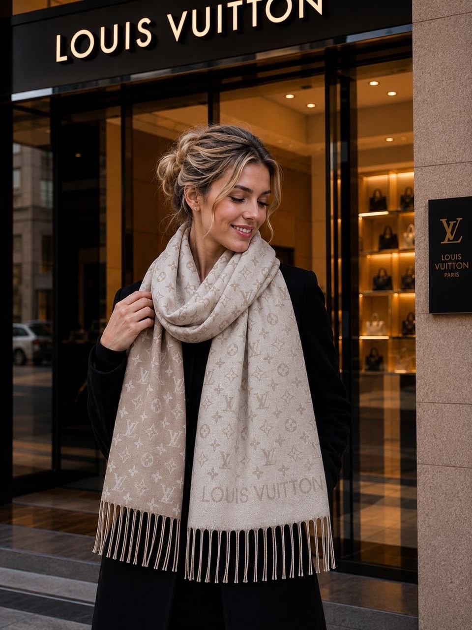 шарф louis vuitton,шарф зимний осенний палантин кашемир теплый длинный louis vuitton,палантин шарф женский кашемировый тёплый,платок луи виттон,шарф луи виттон