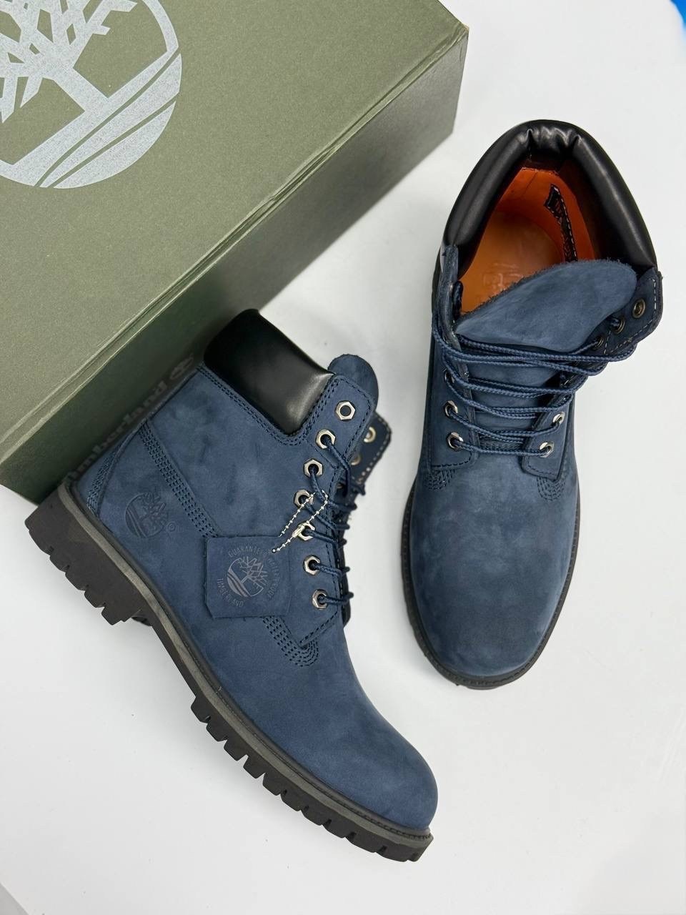 мужские ботинки timberland,ботинки мужские зимние timberland,ботинки женский, мужской темно-синий, серо-синий размер 43,ботинки timberland,timberland premium 6 inch