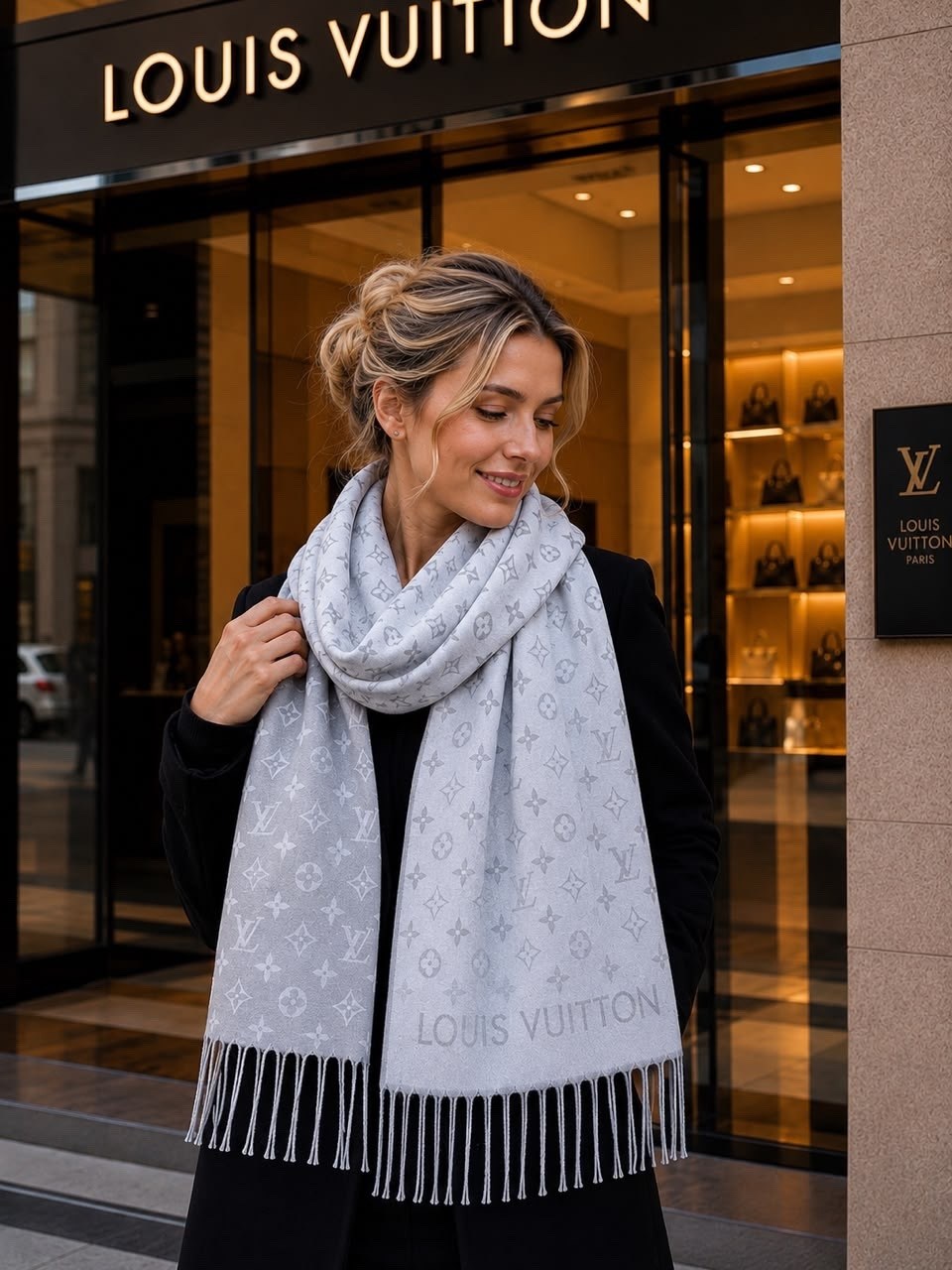 шарф louis vuitton,шарф зимний осенний палантин кашемир теплый длинный louis vuitton,палантин шарф женский кашемировый тёплый,платок луи виттон,шарф луи виттон