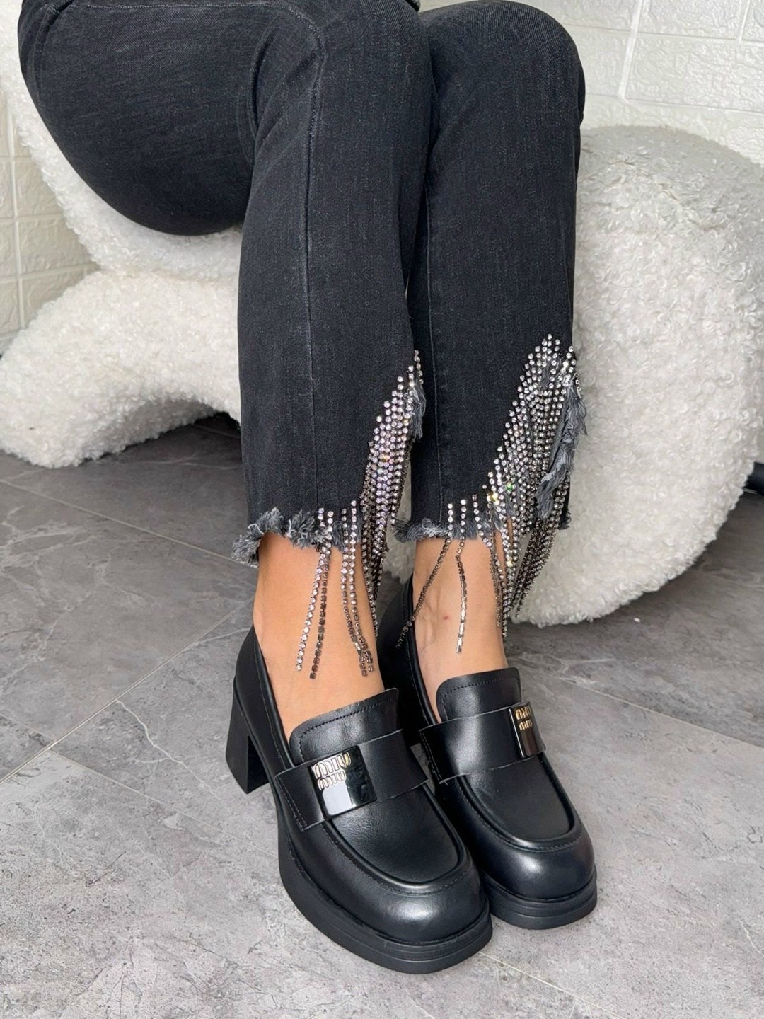 ,лоферы miu miu, женская,обуви,женские лоферы