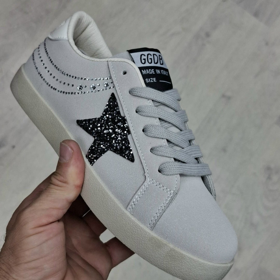 ,golden goose кеды hi star на платформе черный,кеды golden goose,кроссовки golden goose, женская