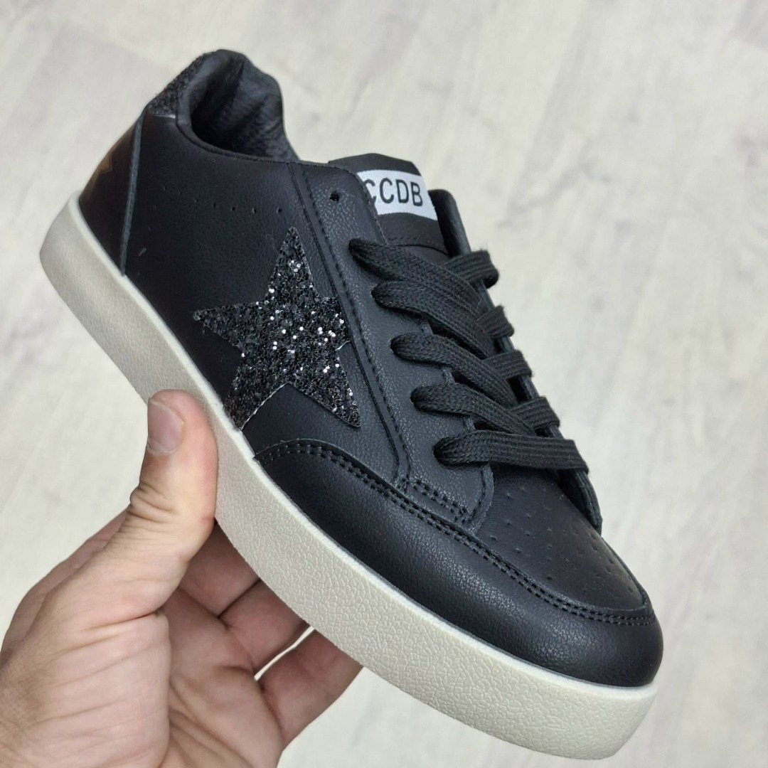 ,golden goose кеды hi star на платформе черный,кеды golden goose,кроссовки golden goose, женская