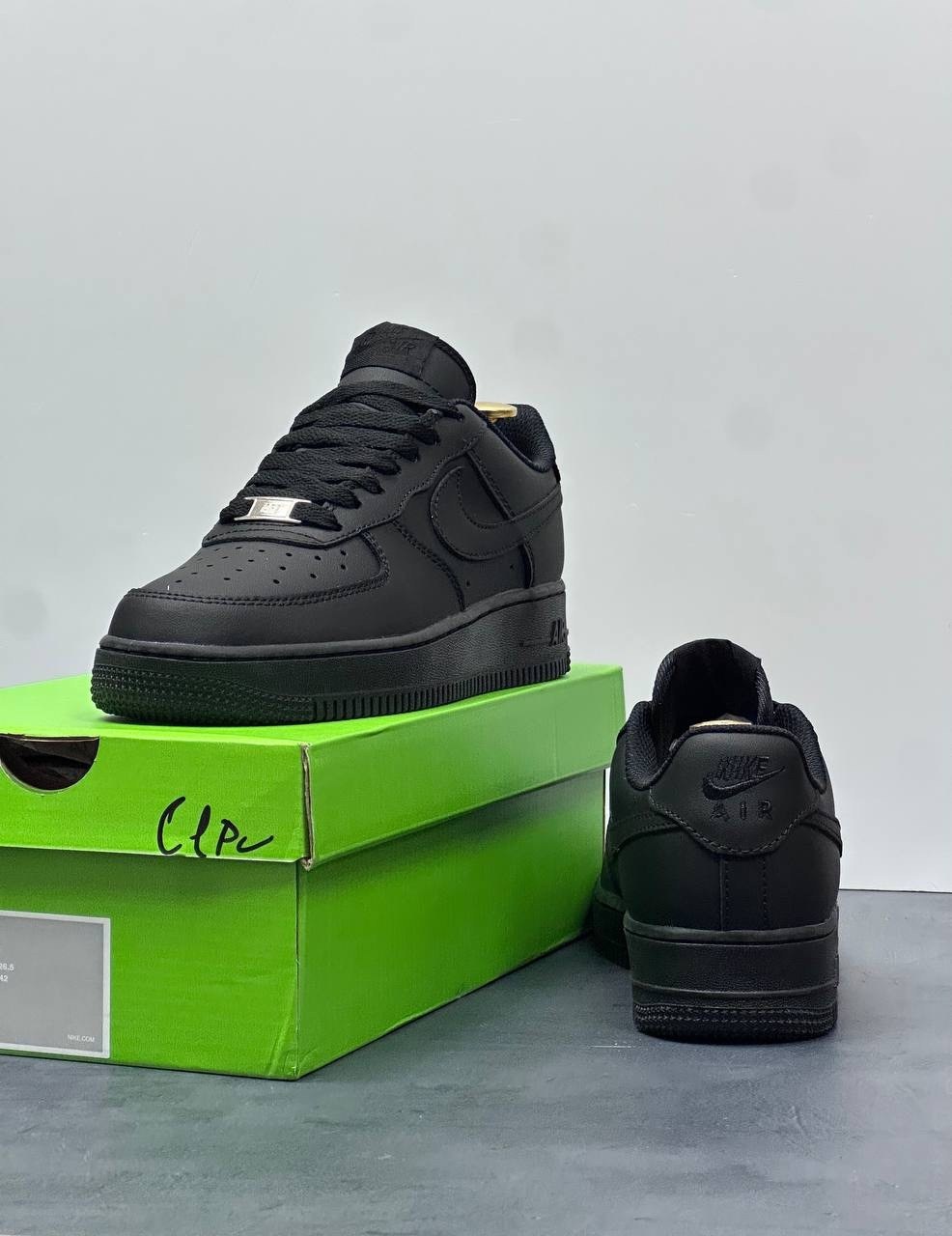 кроссовки nike air force 1,nike air force 1 low black,кроссовки,кроссовки nike air force 1 черные,