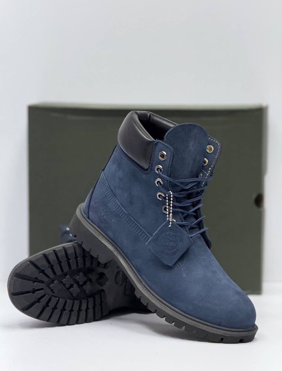 мужские ботинки timberland,ботинки мужские зимние timberland,ботинки женский, мужской темно-синий, серо-синий размер 43,ботинки timberland,timberland premium 6 inch