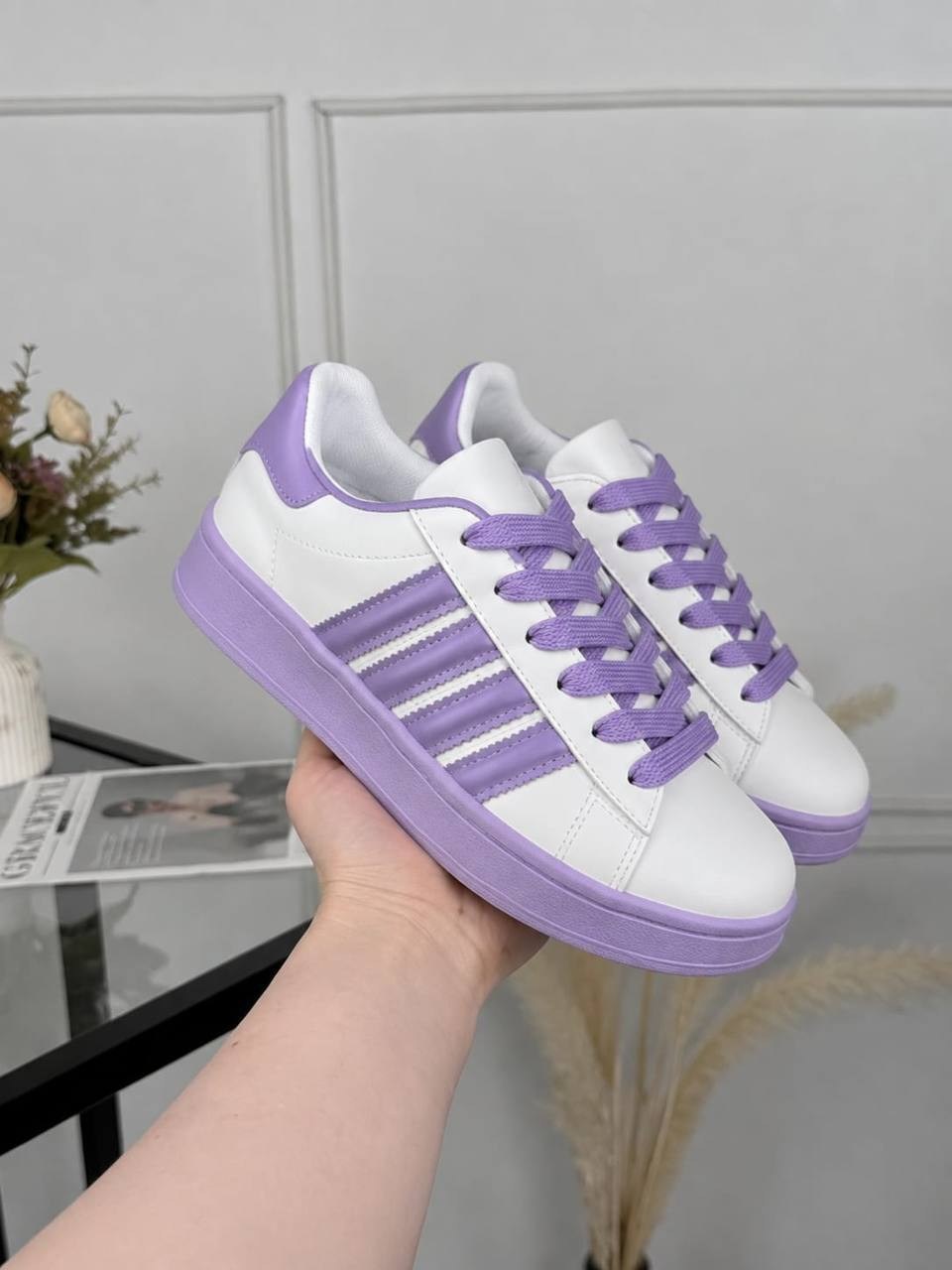 ,фиолетовые суперстары адидас,женские кроссовки, женская,кроссовки adidas
