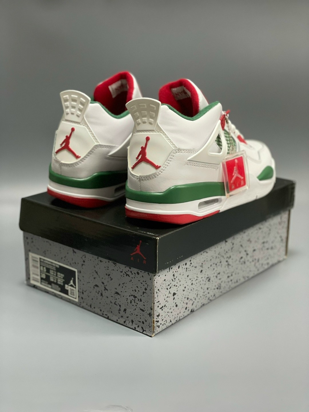 nike air jordan 4 retro,кроссовки,air jordan 4,nike air jordan 4 retro white green aq3816-163,nike air jordan 4