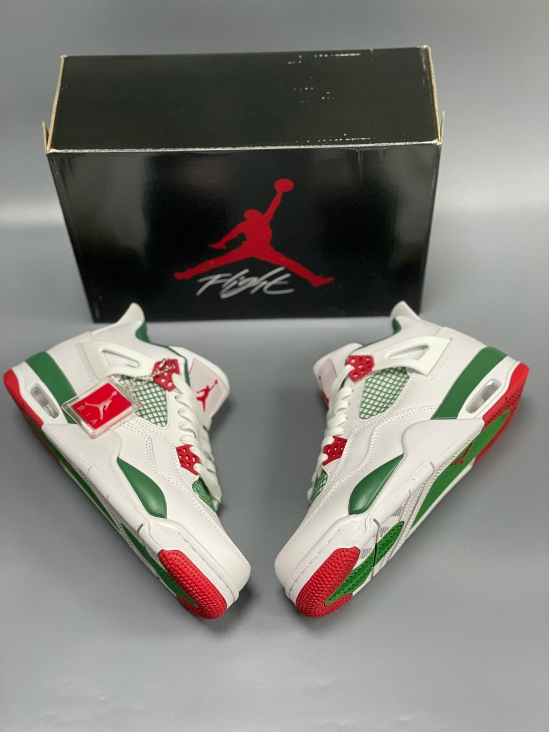 nike air jordan 4 retro,кроссовки,air jordan 4,nike air jordan 4 retro white green aq3816-163,nike air jordan 4