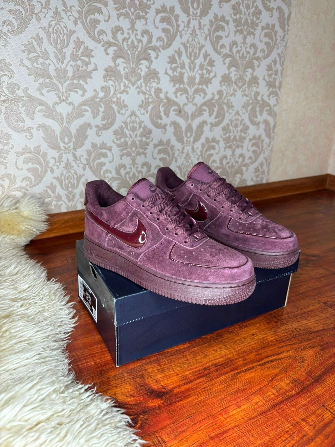 бордовые кроссовки,кроссовки,nike air force 1 '07,nike air force 1 low цвет бордовый,nike air force 1