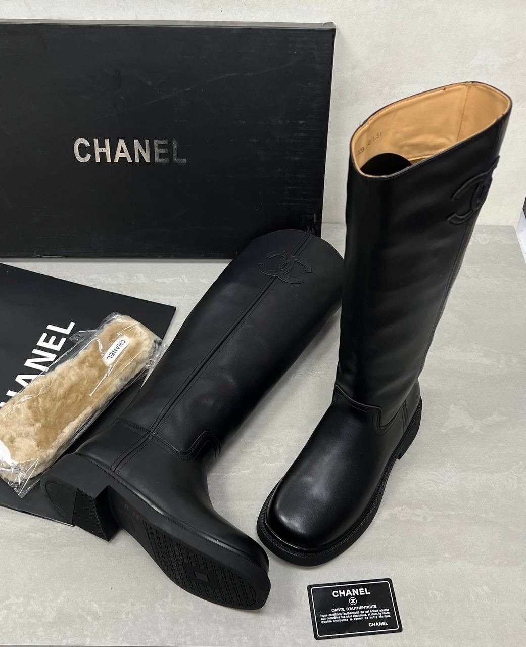 сапоги chanel,сапоги шанель,сапоги celine,женские осенние сапоги chanel 2026 черные кожаные высокие,сапоги chanel копия люкс