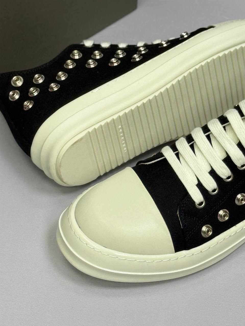 rick owens кеды,rick owens shoes ramones,кроссовки rick owens,,кеды с шипами