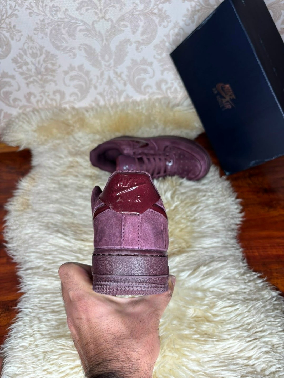 бордовые кроссовки,кроссовки,nike air force 1 '07,nike air force 1 low цвет бордовый,nike air force 1
