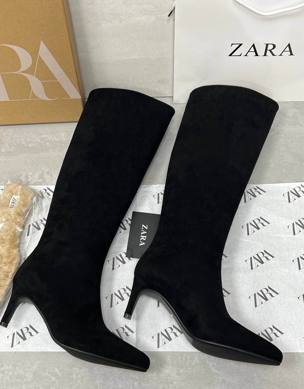 сапоги zara,женские сапоги,,сапоги,сапоги замшевые