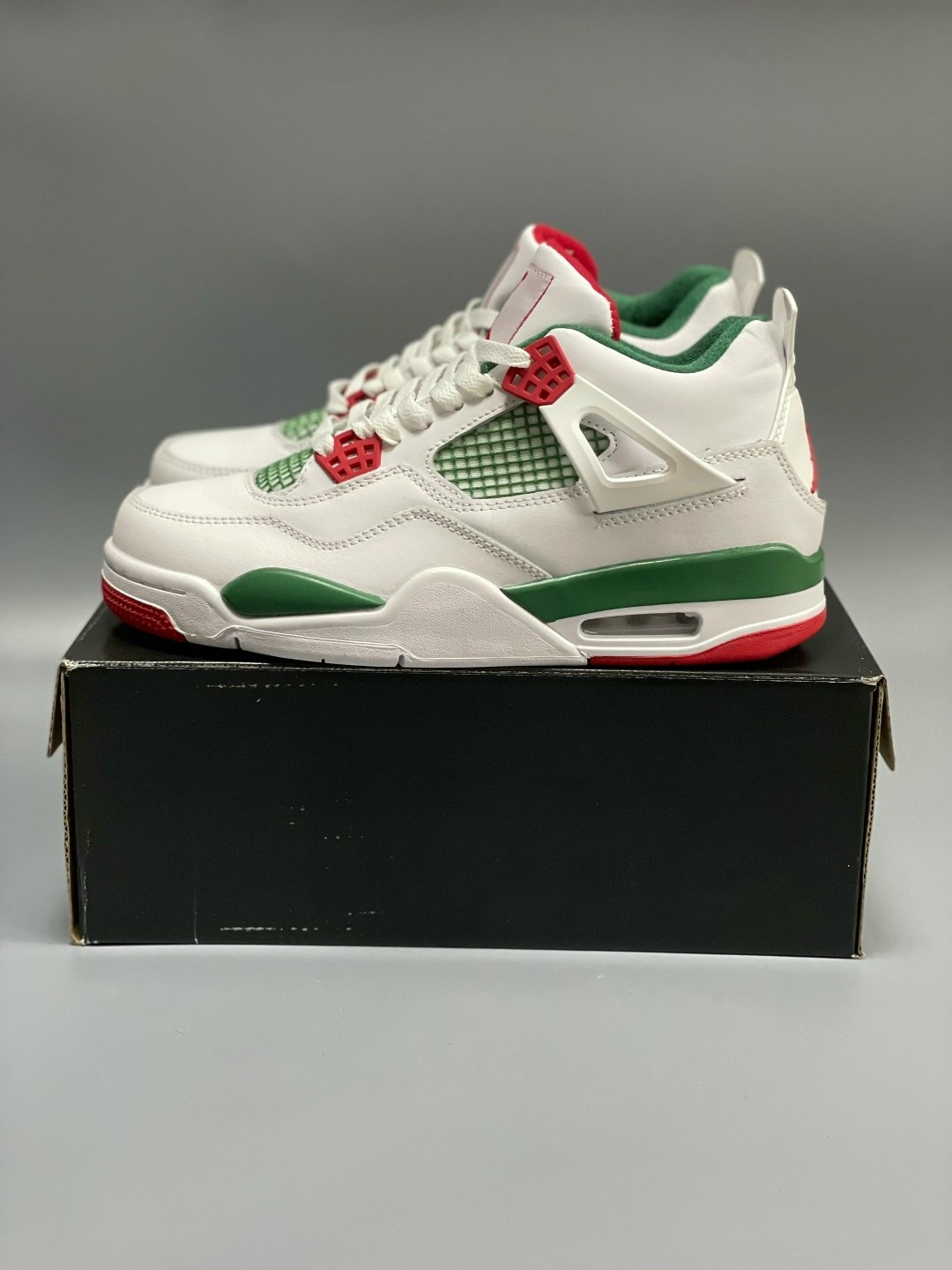 nike air jordan 4 retro,кроссовки,air jordan 4,nike air jordan 4 retro white green aq3816-163,nike air jordan 4