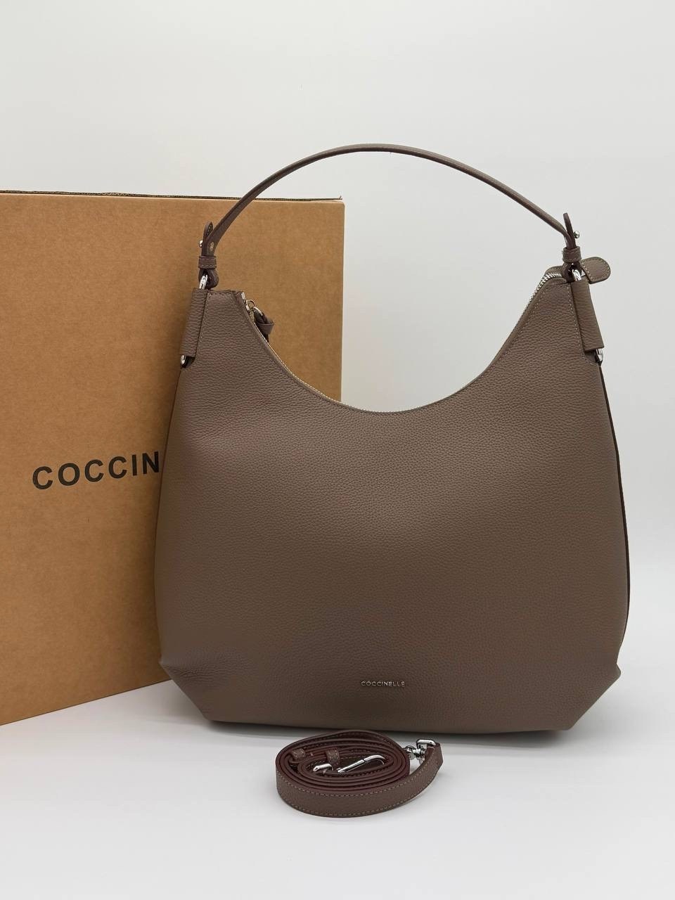 сумка coccinelle,сумка женская coccinelle es5 13 01 01 коричневый,женская сумка,сумки,сумка женская coccinelle