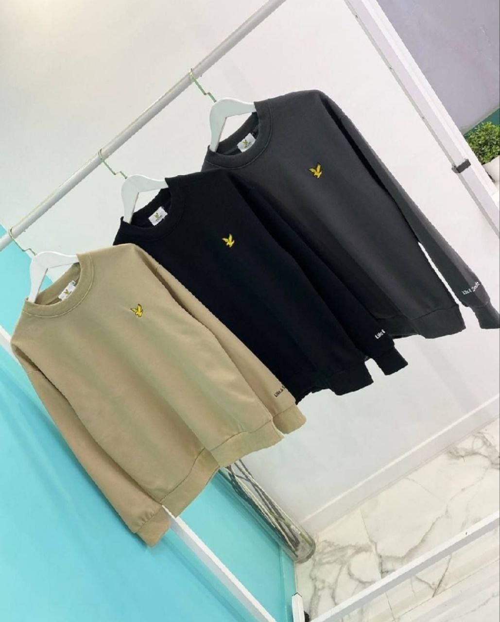 свитшот lyle scott,свитшот мужская,свитшот бежевый,кофта толстовка