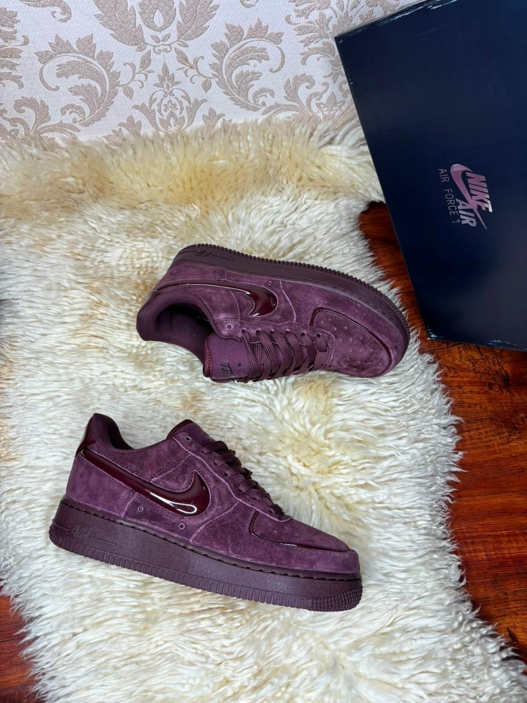 бордовые кроссовки,кроссовки,nike air force 1 '07,nike air force 1 low цвет бордовый,nike air force 1