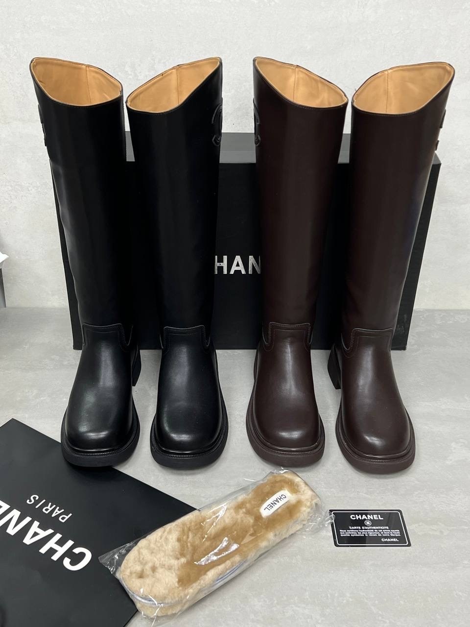 сапоги chanel,сапоги шанель,сапоги celine,женские осенние сапоги chanel 2026 черные кожаные высокие,сапоги chanel копия люкс