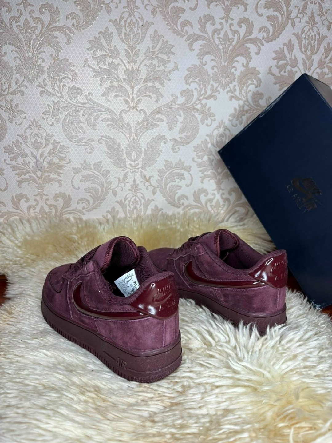 бордовые кроссовки,кроссовки,nike air force 1 '07,nike air force 1 low цвет бордовый,nike air force 1