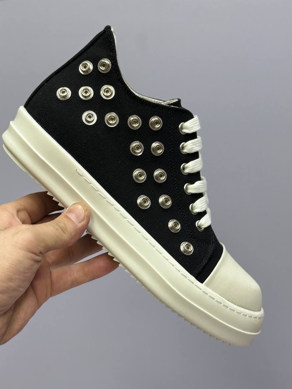 rick owens кеды,rick owens shoes ramones,кроссовки rick owens,,кеды с шипами