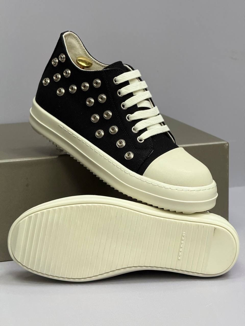rick owens кеды,rick owens shoes ramones,кроссовки rick owens,,кеды с шипами