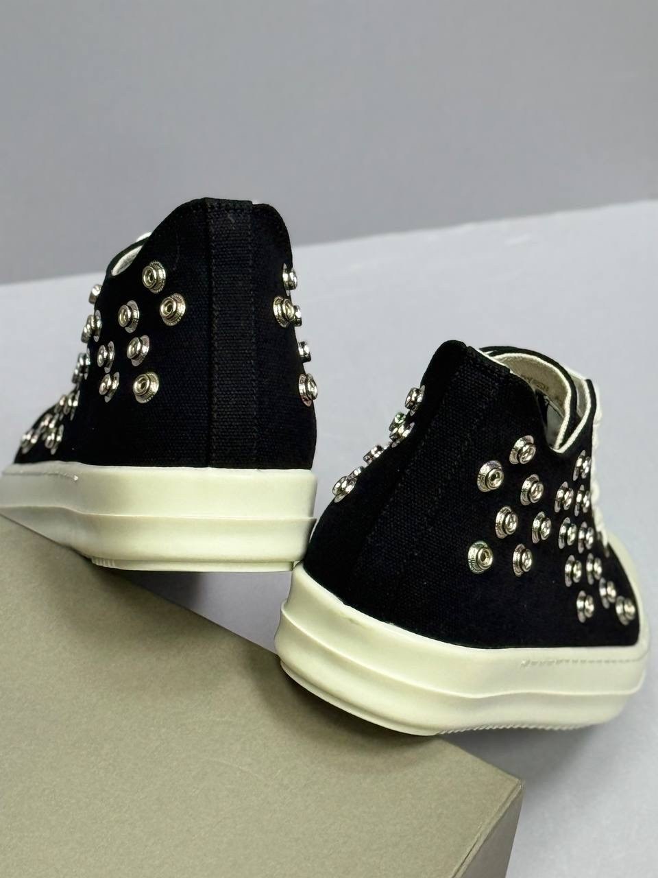 rick owens кеды,rick owens shoes ramones,кроссовки rick owens,,кеды с шипами