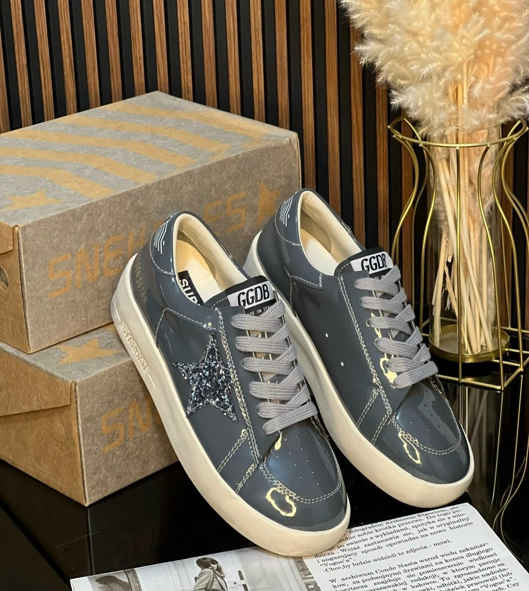 ,кеды golden goose,кроссовки golden goose,спортивная ,кроссовки ball star черного и белого цвета golden goose
