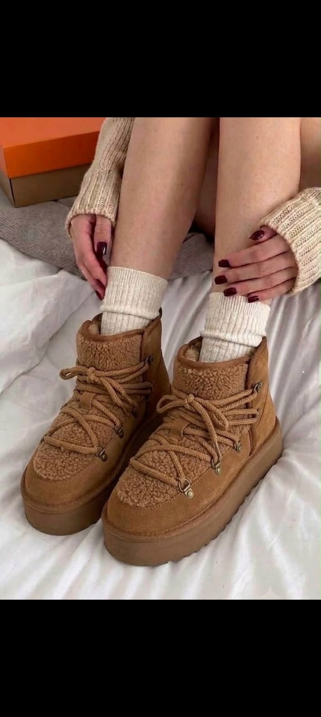 ,женские сабо на платформе ugg disquette slipper chestnut,ugg tazz shearling lined platform shoes in chestnut,замшевые угги,угги ugg
