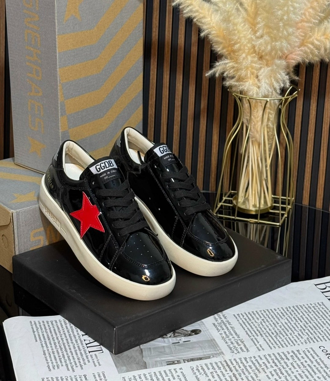 ,кеды golden goose,кроссовки golden goose,спортивная ,кроссовки ball star черного и белого цвета golden goose