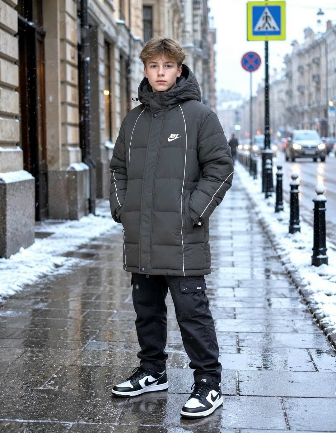 пуховик мужской nike,куртка утепленная найк длинная,куртка зимняя nike,зимний теплый пуховик найк oversize,мужской зимний пуховик