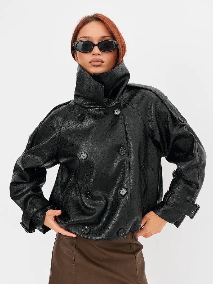 куртка кожаная,куртка кожаная женская,модные кожаные куртки,куртка кожаная демисезонная,куртка из искусственной кожи женская