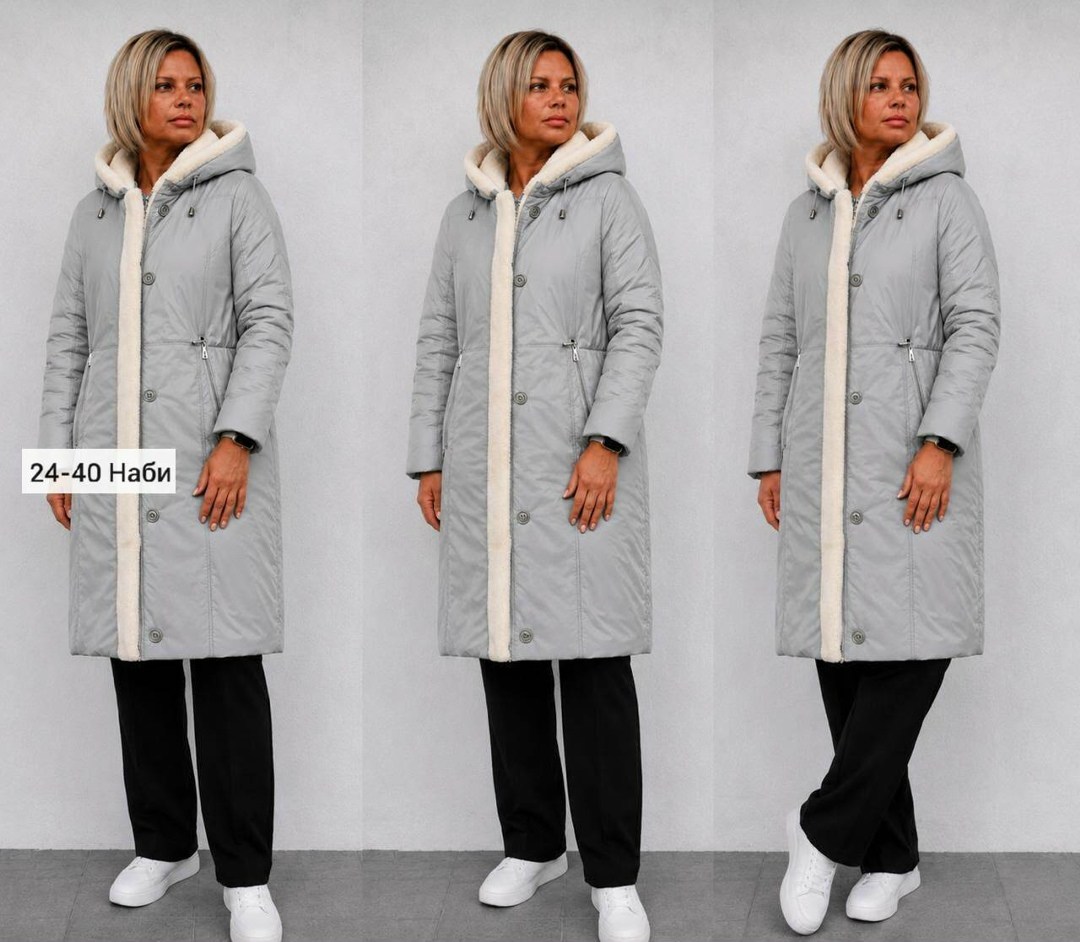 пальто зимнее стеганое длинное с капюшоном karmel style,пальто утепленное зимнее,зимние куртки,пальто утепленное женское зимние темно-серого цвета 113135tc,куртка женская зимняя