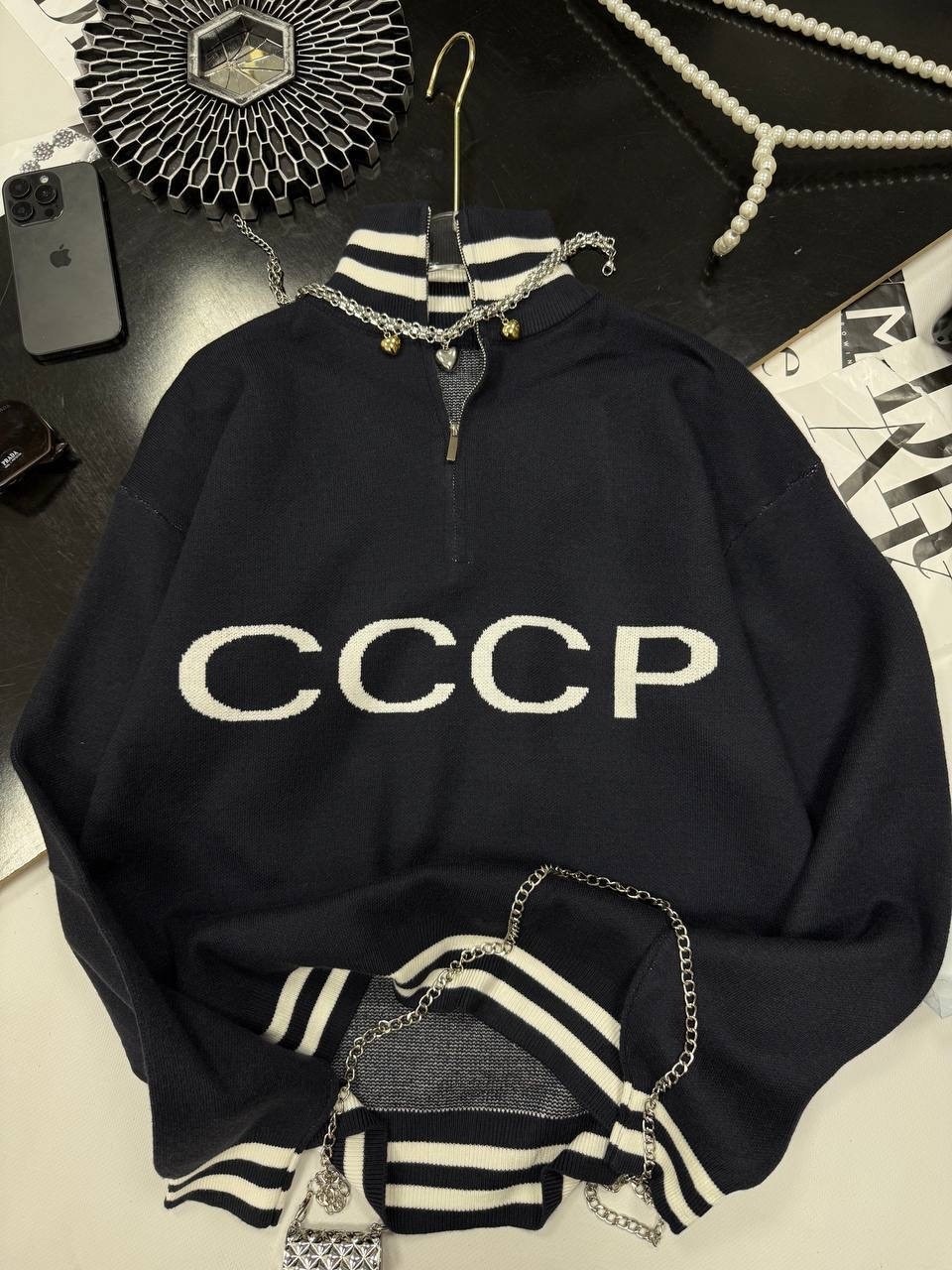 свитер ссср,кофта ссср,свитшот ссср,свитшот на замке,свитер с надписью "ссср"