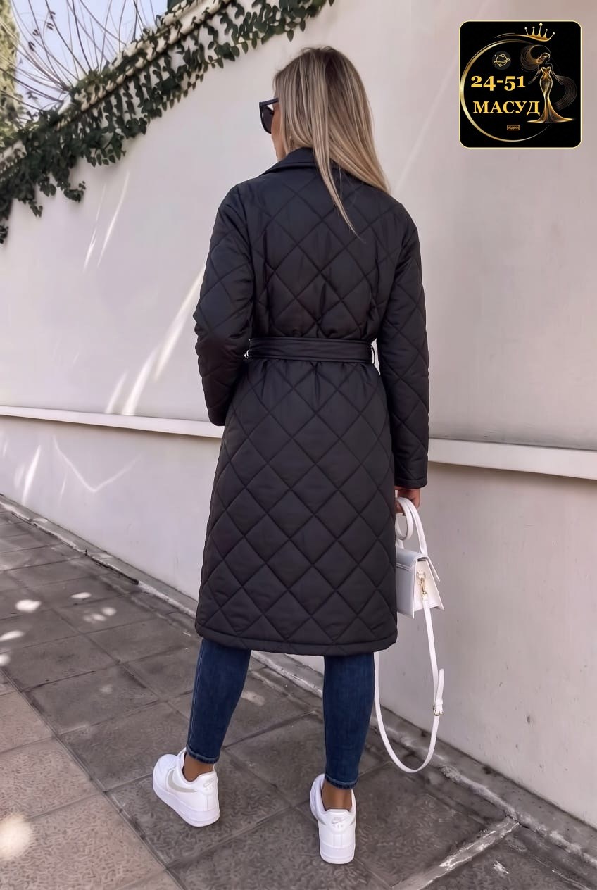 пальто стеганое плащ стеганый куртка женская весна dh fashion,пальто стеганое женское,пальто стёганое,плащ стеганый женский пальто стеганое,пальто демисезонное стёганое на синтепоне stile giovanile